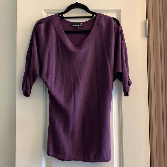 2 fall tops, purple & brown - Picture 4 of 5